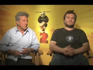 Dustin Hoffman & Jack Black (Kung Fu Panda 2) - Interview